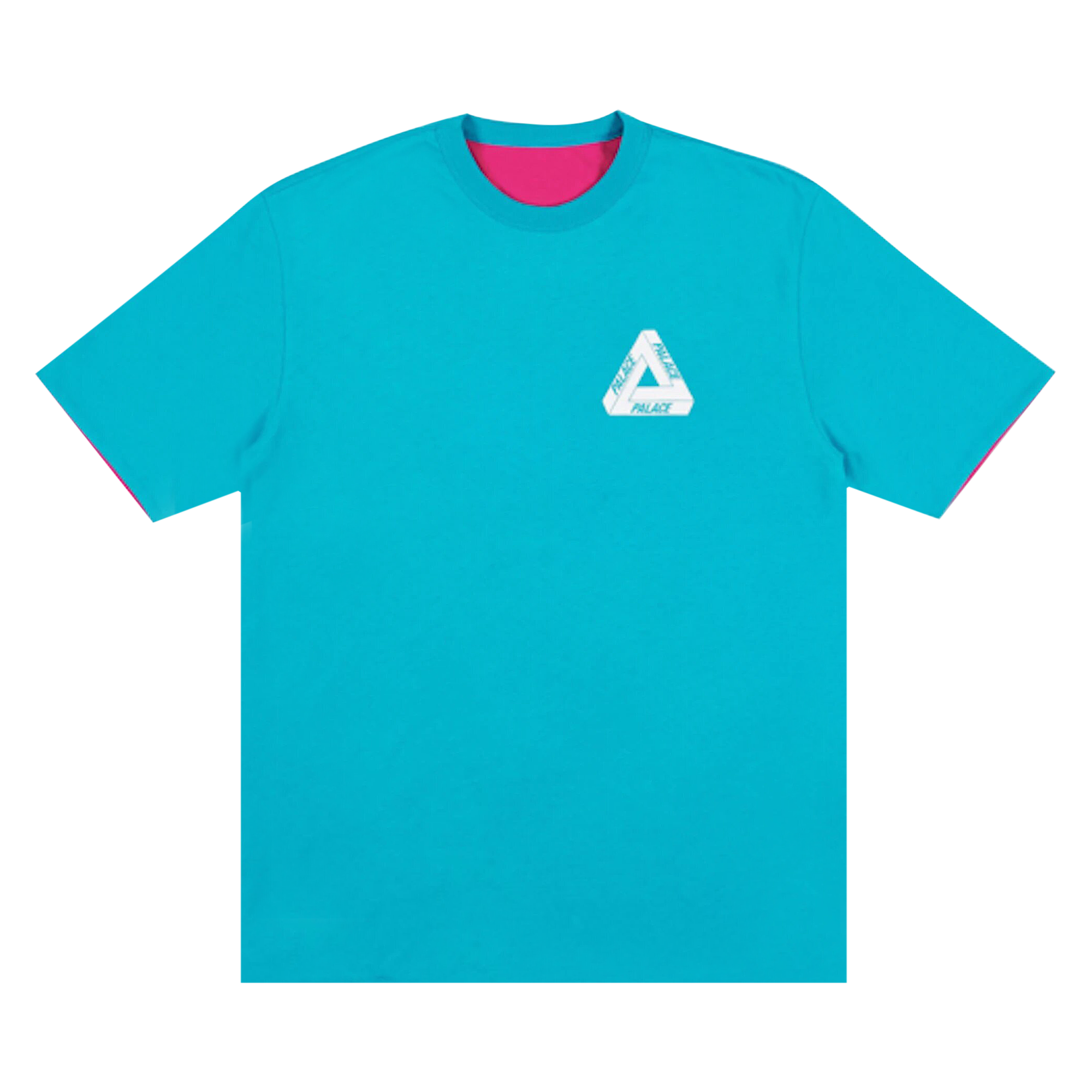 Pre-owned Palace Reverso T-shirt 'teal/magenta'