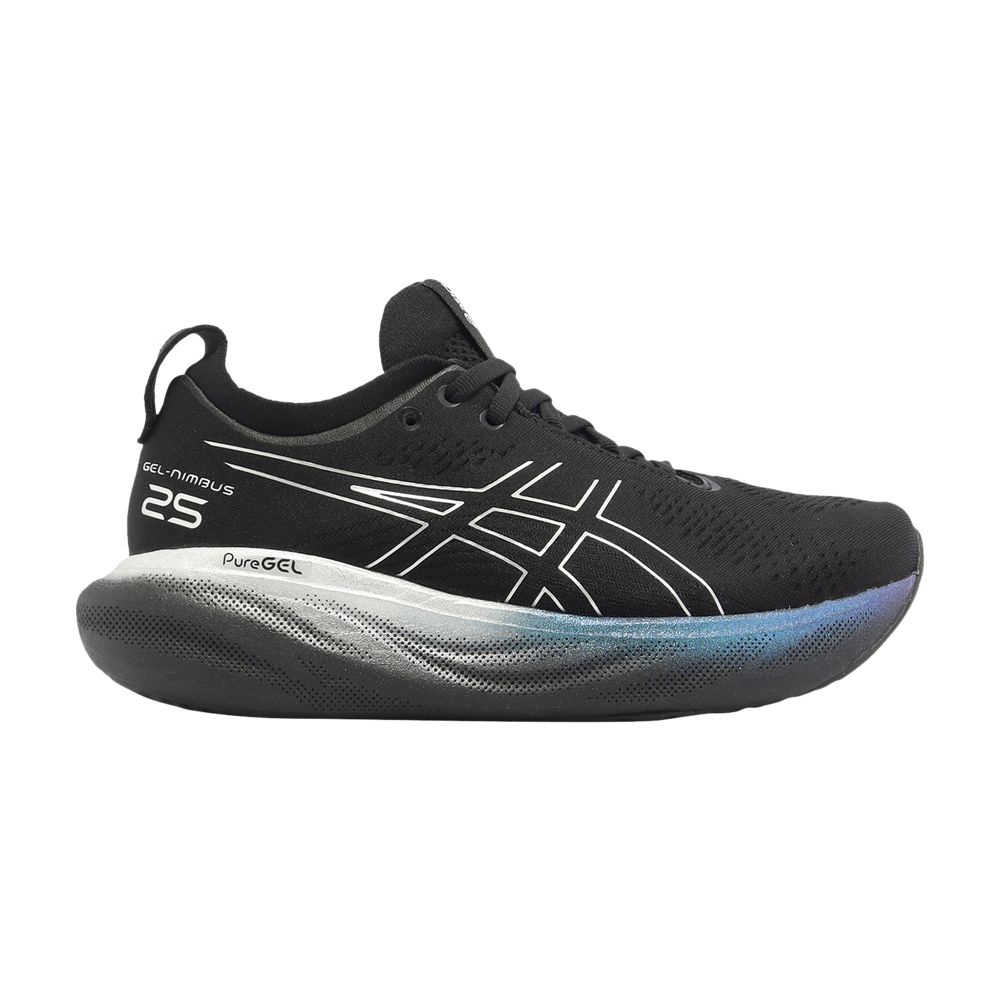 Pre-owned Asics Wmns Gel Nimbus 25 Platinum 'black Pure Silver'