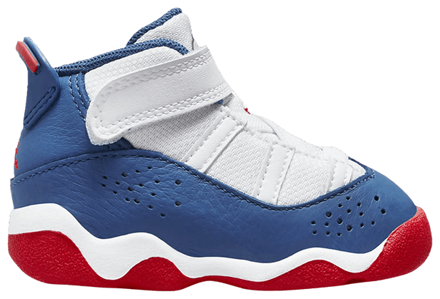 jordan 6 rings blue and white