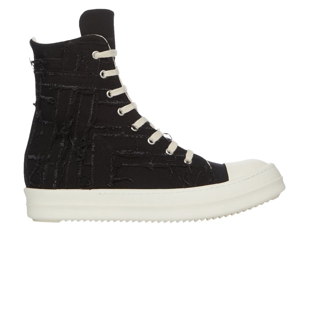 Rick Owens Rick Owens EDFU DRKSHDW Slashed Sneaker 'Black Milk' | Men's Size 41.5