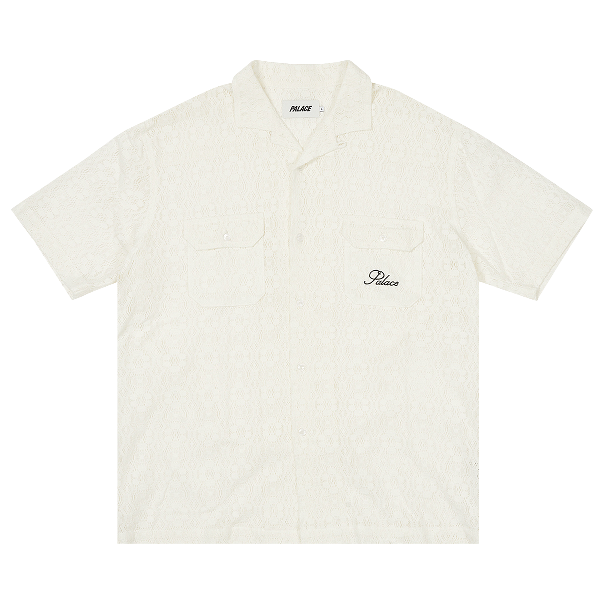 Pre-owned Palace Lace Shirt 'white'