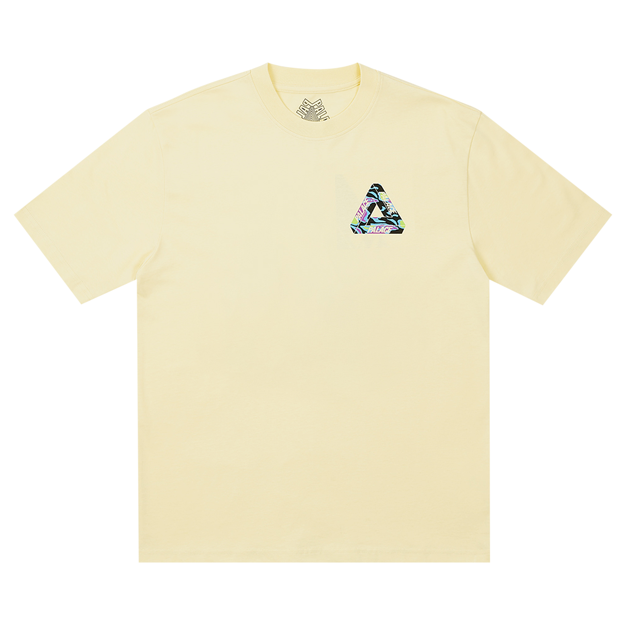 Pre-owned Palace Jungle Camo Tri-ferg T-shirt 'mellow Yellow'