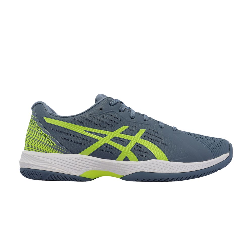 ASICS Solution Swift FF 'Steel Blue Hazard Green' | Men's Size 10