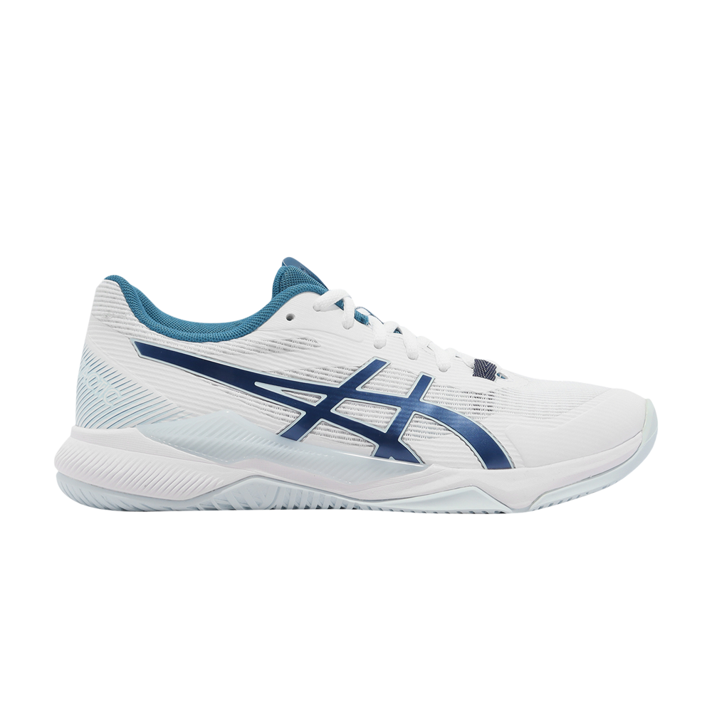 Pre-owned Asics Wmns Gel Tactic 'white Indigo Blue'