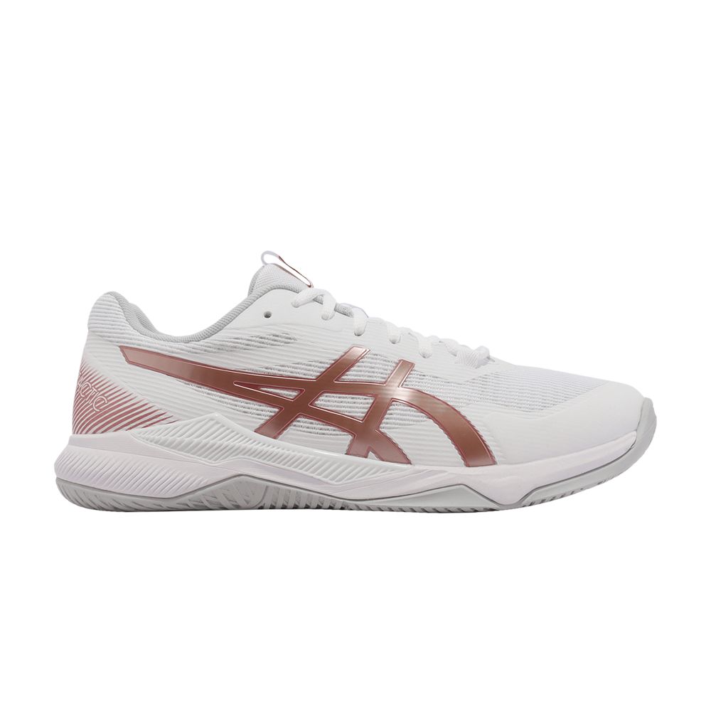 Pre-owned Asics Gel Tactic 'white Rose Gold'