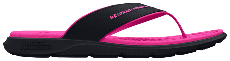Under Armour Wmns Ignite Pro Marbella Sandal Black Rebel Pink
