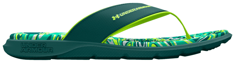Under Armour Wmns Ignite Pro Marbella Graphic Sandal Coastal Teal Marble