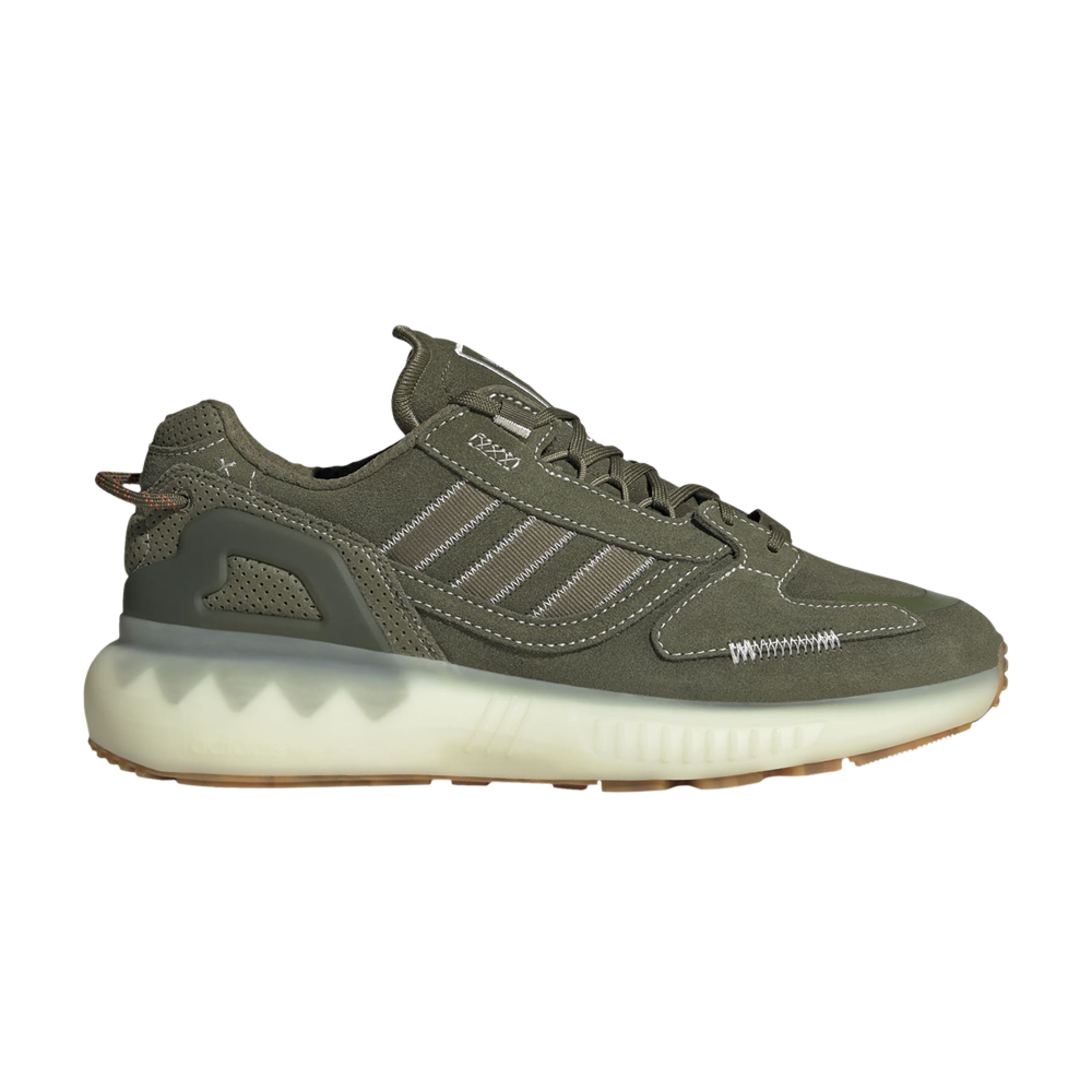 Pre-owned Adidas Originals Zx 5k Boost 'focus Olive' In Green