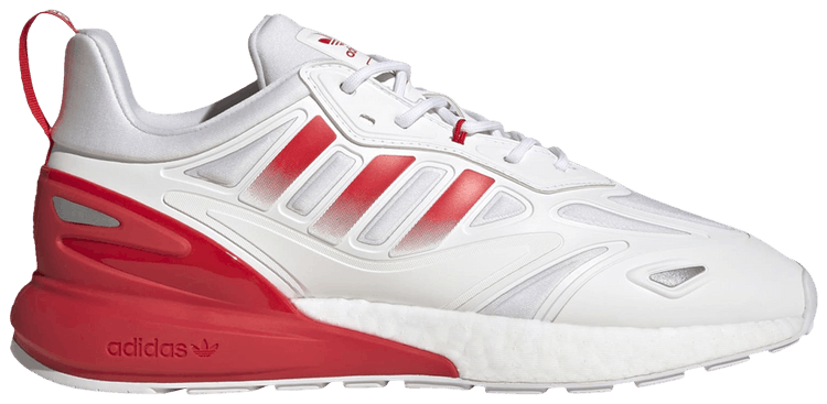 Buy Adidas ZX 2K Boost 2.0 'White Vivid Red' - GX7016 | GOAT CA
