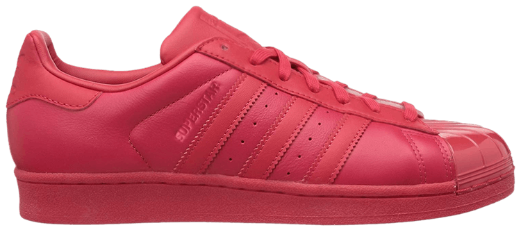 Adidas Wmns Superstar Glossy Toe   Ray Red