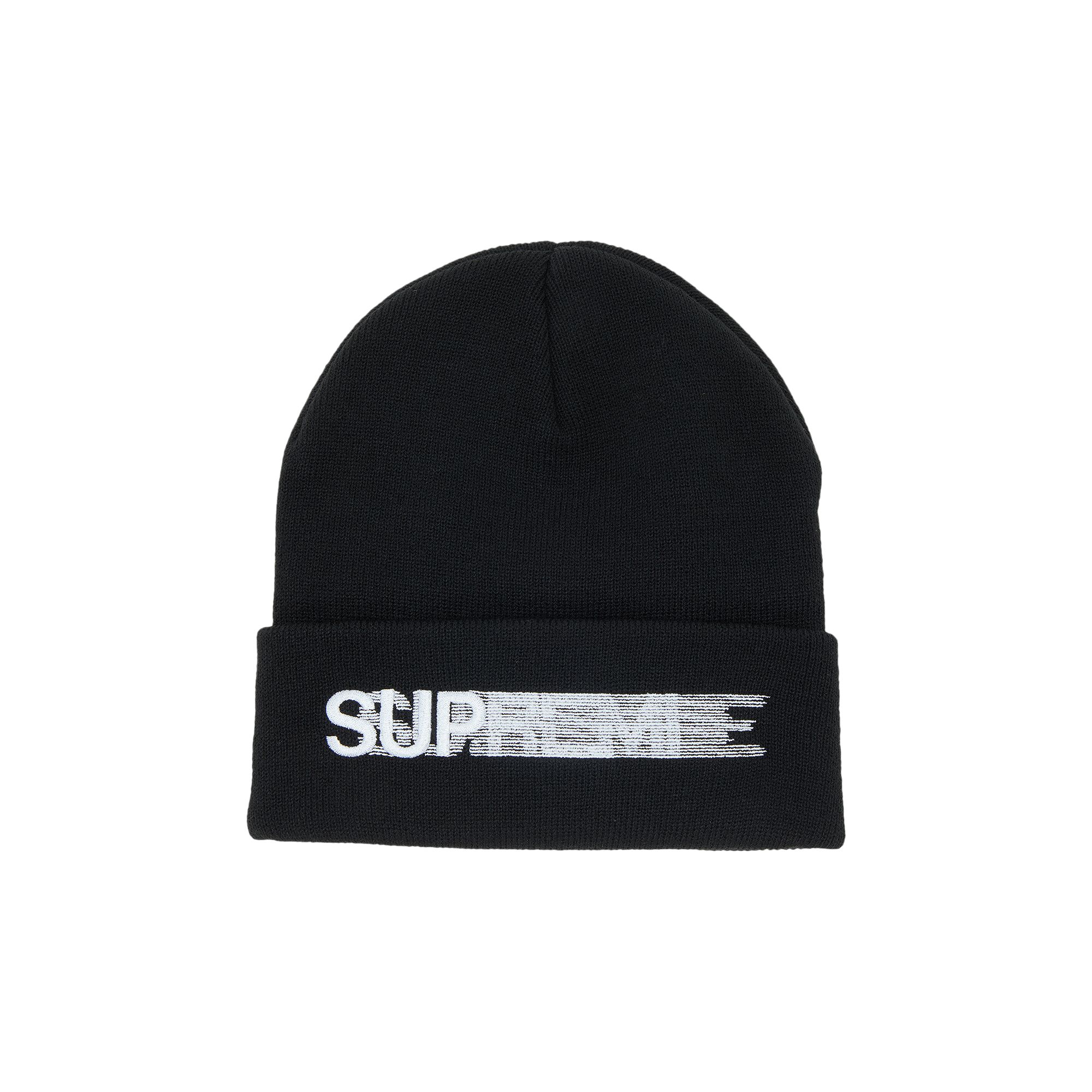 Pre-owned Supreme Motion Logo Beanie 'black'