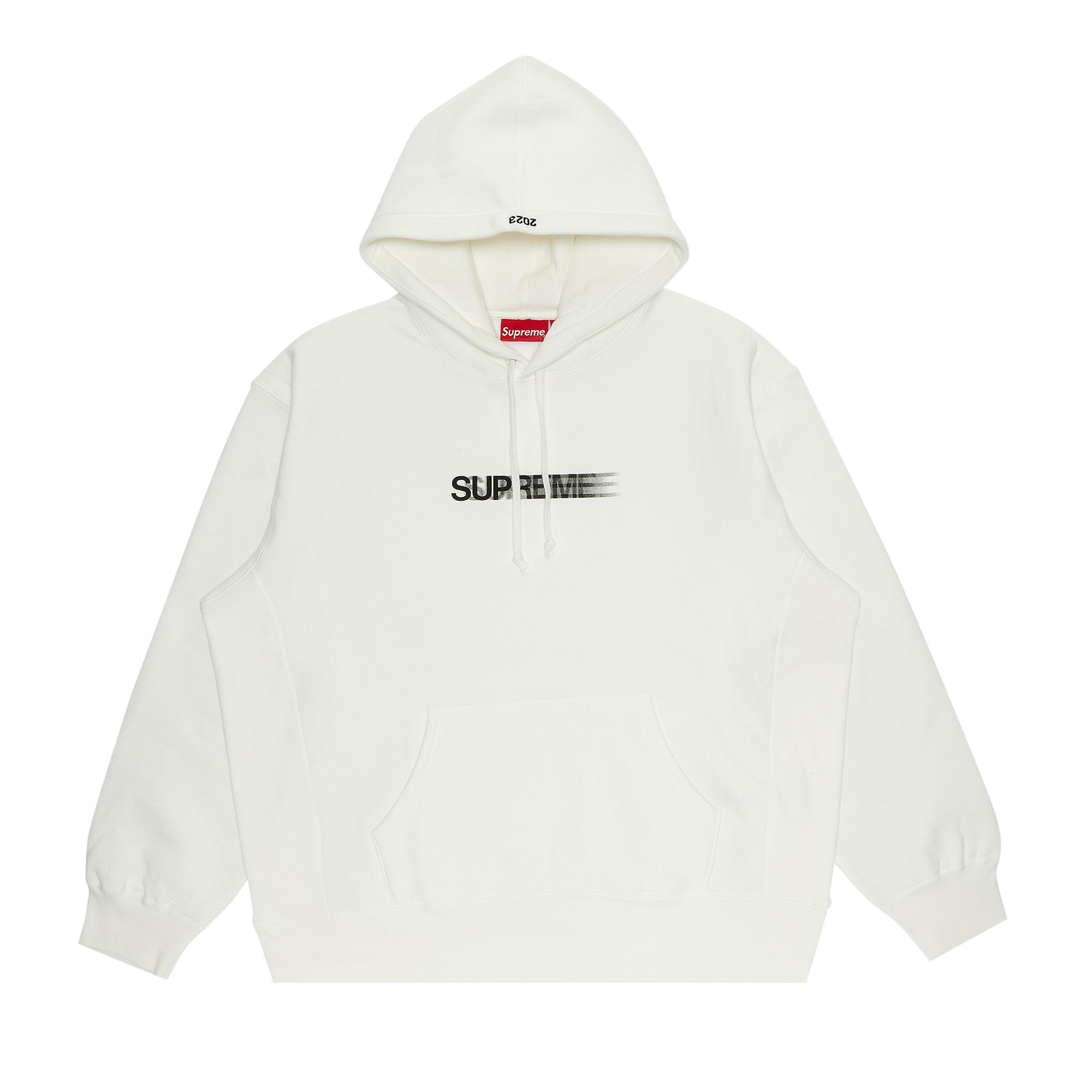 Pre-owned Supreme Motion Logo Hooded Sweatshirt 'white'