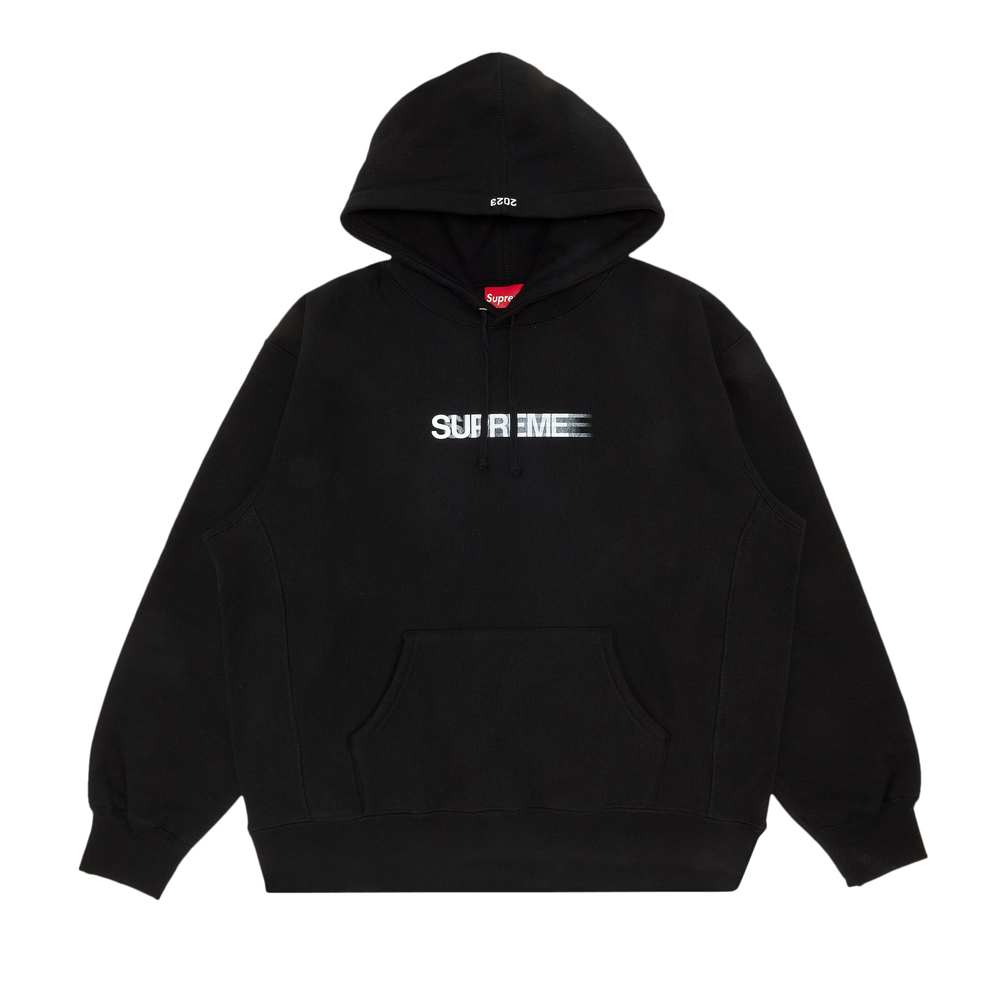 Pre-owned Supreme Motion Logo Hooded Sweatshirt 'black'