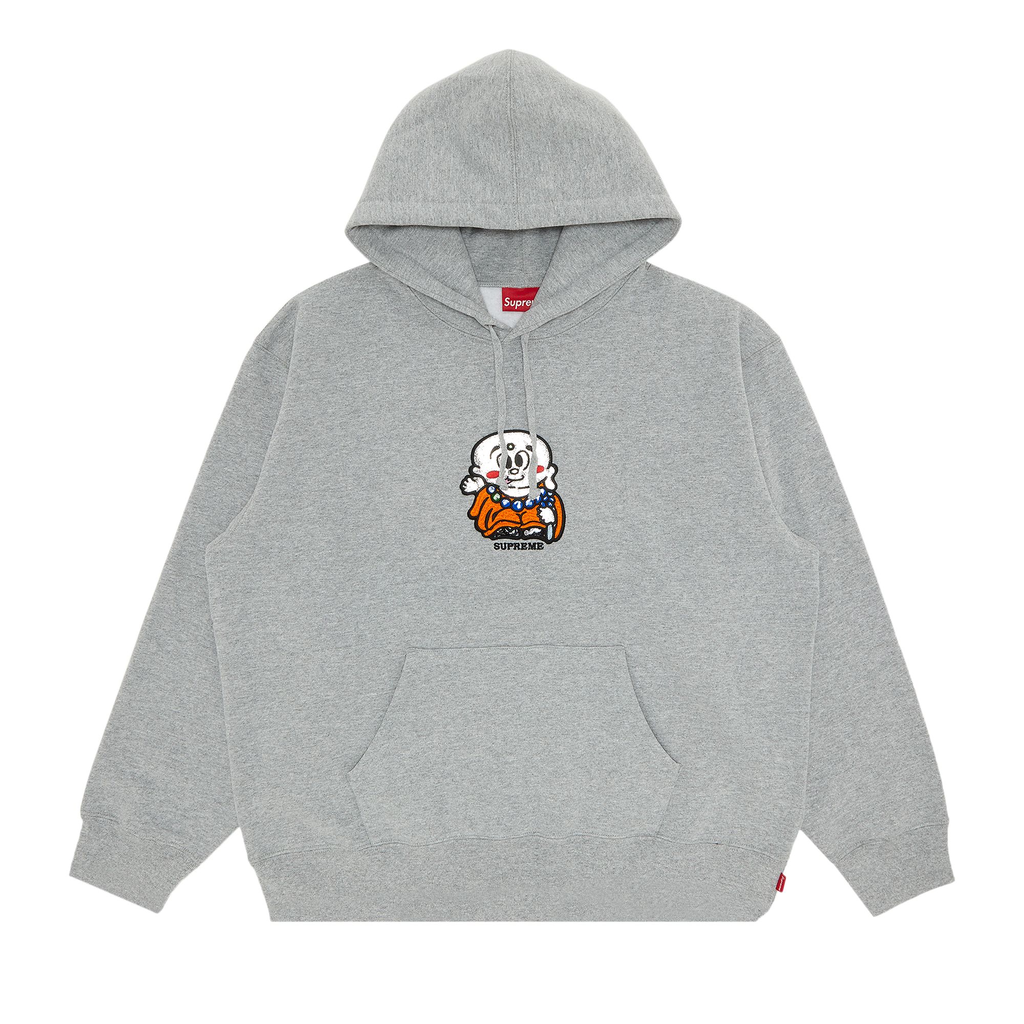 SUPREME SUPREME AOI BUDDHA HOODED SWEATSHIRT 'HEATHER GREY'