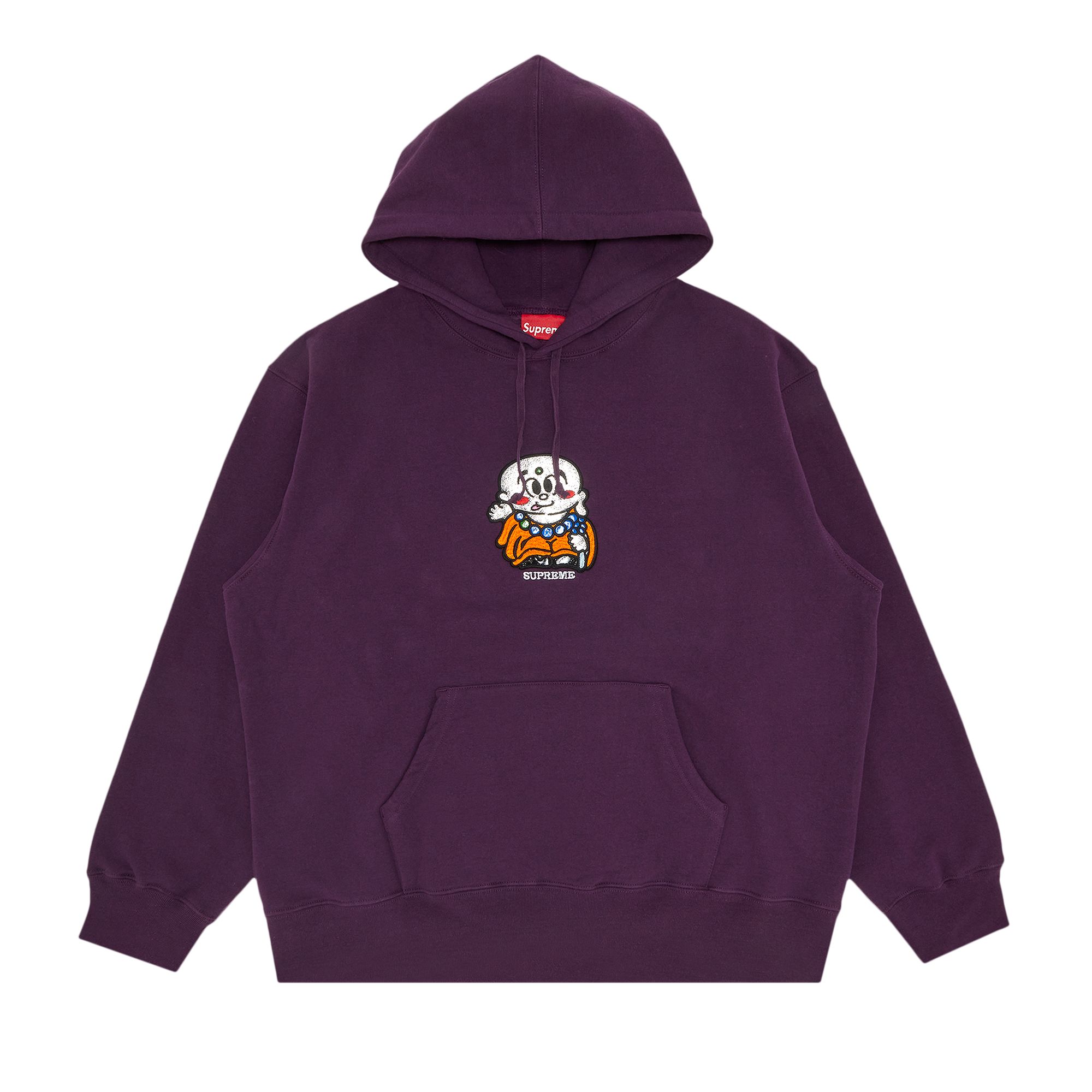 Pre-owned Supreme Aoi Buddha Hooded Sweatshirt 'eggplant' In Purple