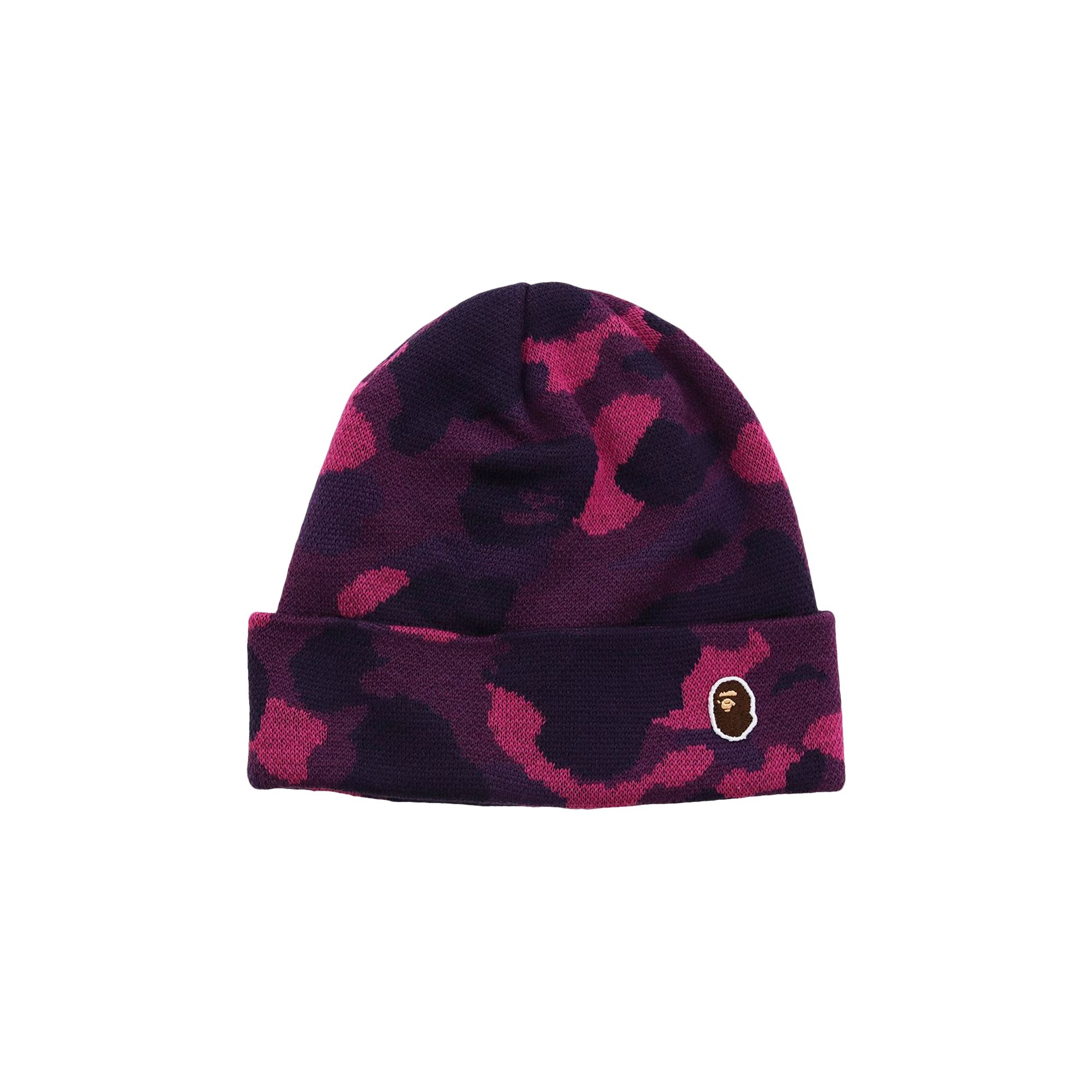 BAPE BAPE COLOR CAMO KNIT CAP 'PURPLE'