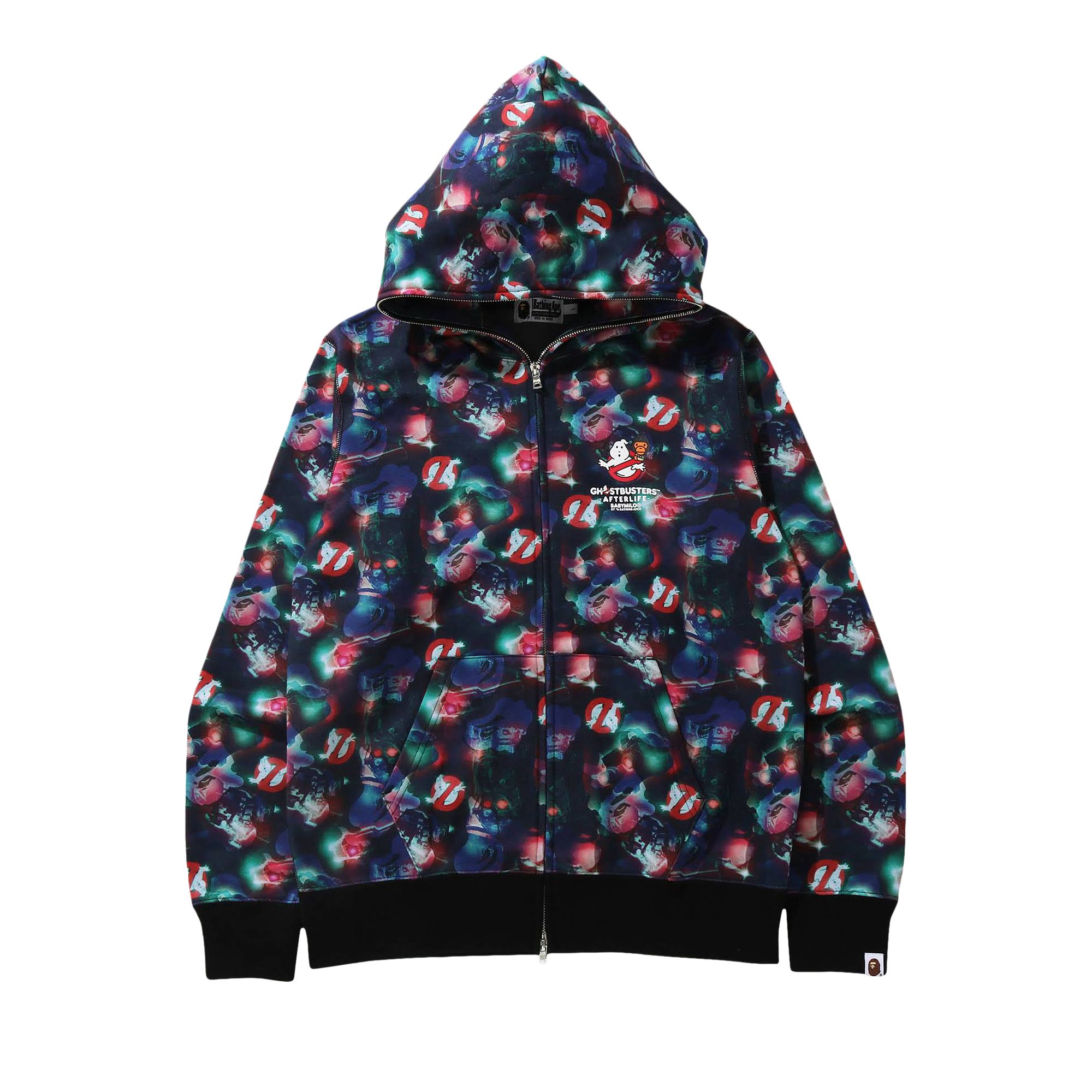 BAPE x Ghostbusters Camo Full Zip Hoodie 'Multicolor' | Multi-Color | Men's Size 2XL