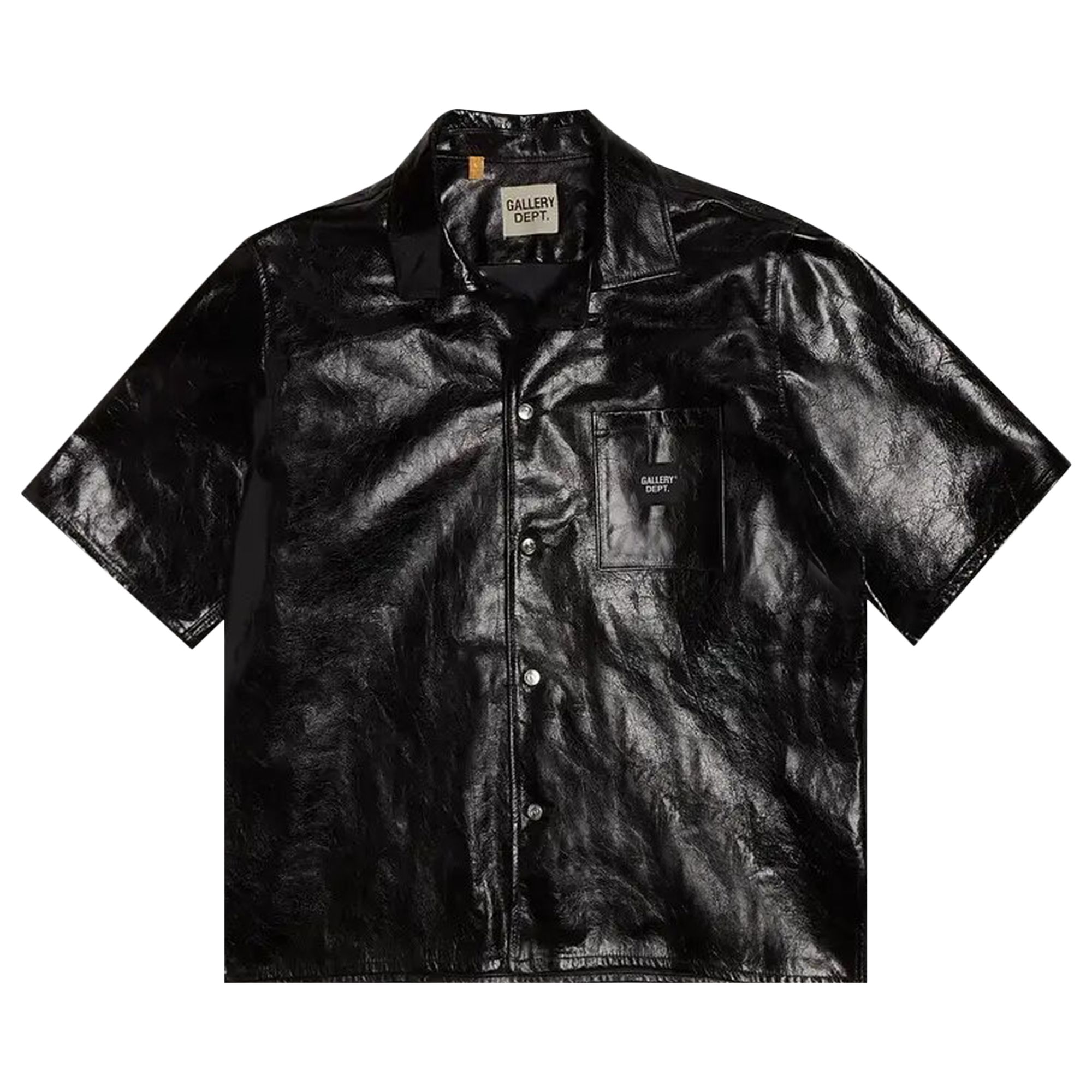 Pre-owned Gallery Dept. Leather Parker Shirt 'black' | Men's Size L