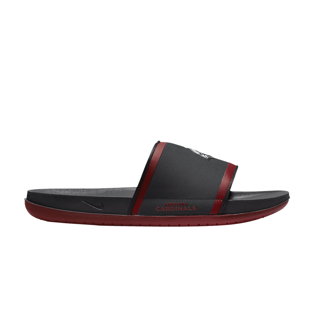 Pre-owned Nike Nfl X Offcourt Slide 'arizona Cardinals' In Black