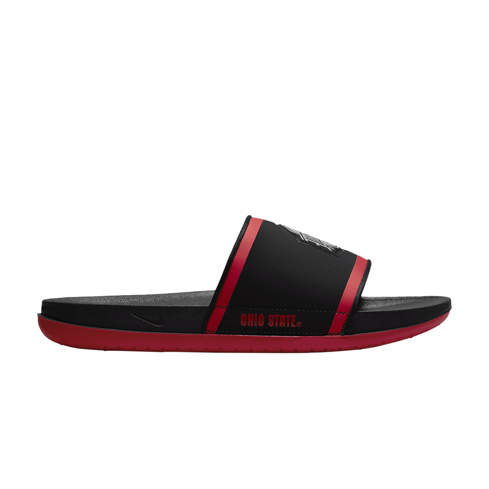 Pre-owned Nike Offcourt Slide 'ohio State' In Black