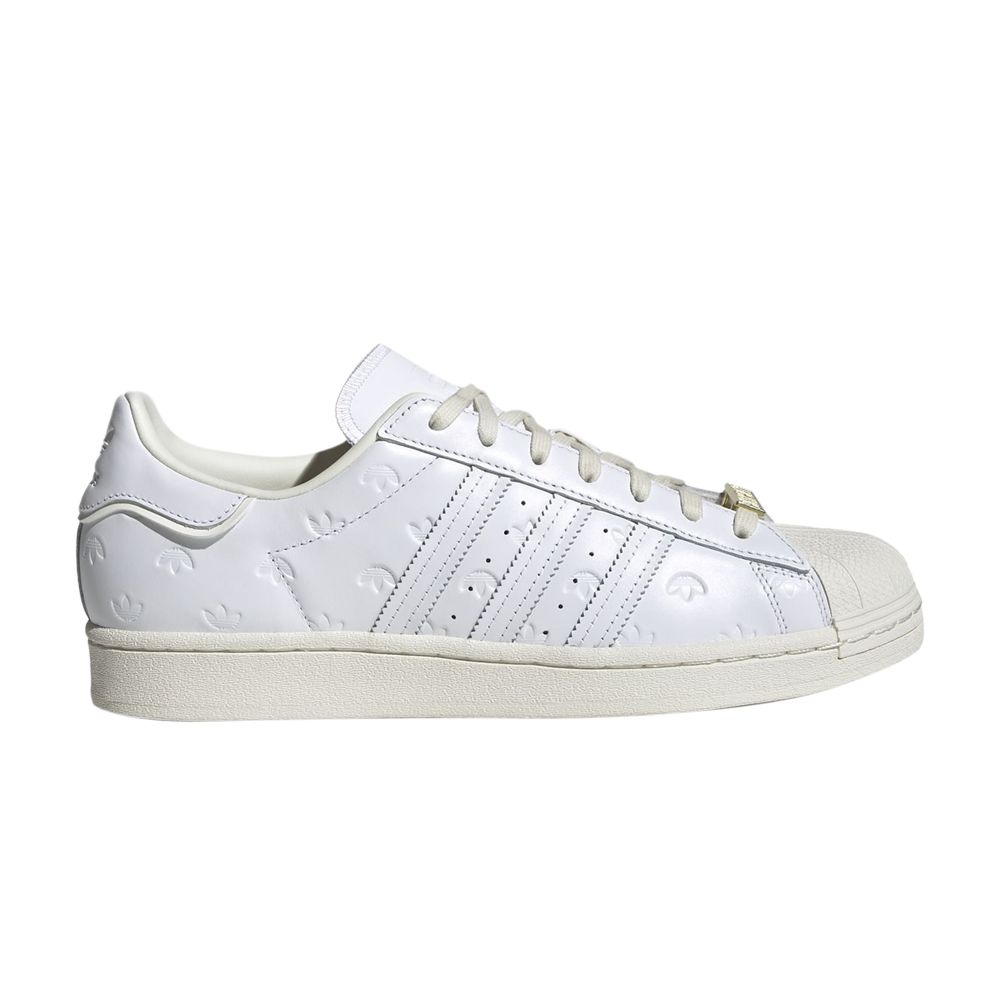 ADIDAS ORIGINALS SUPERSTAR 'ALLOVER DEBOSSED TREFOILS - WHITE'