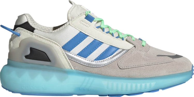 Buy ZX 5K Boost 'Off White Pulse Blue' - GY4160 | GOAT