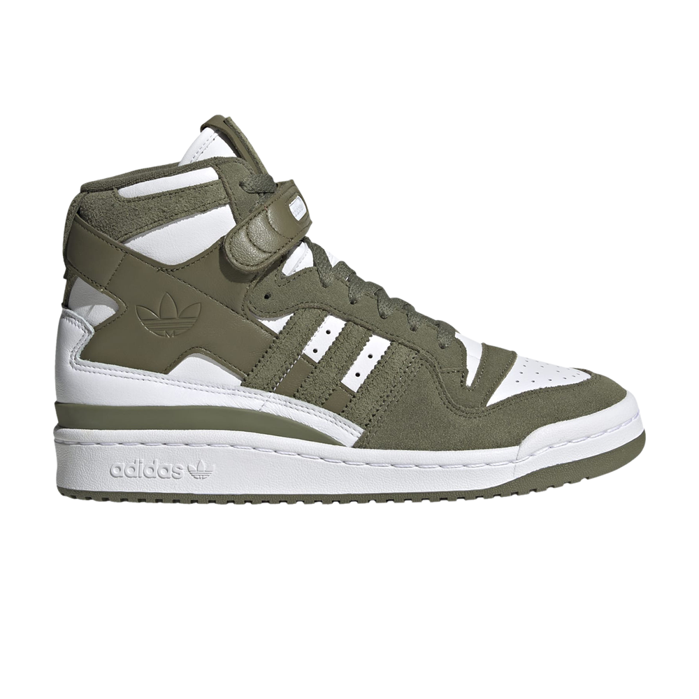 Pre-owned Adidas Originals Wmns Forum 84 High 'focus Olive' In Green