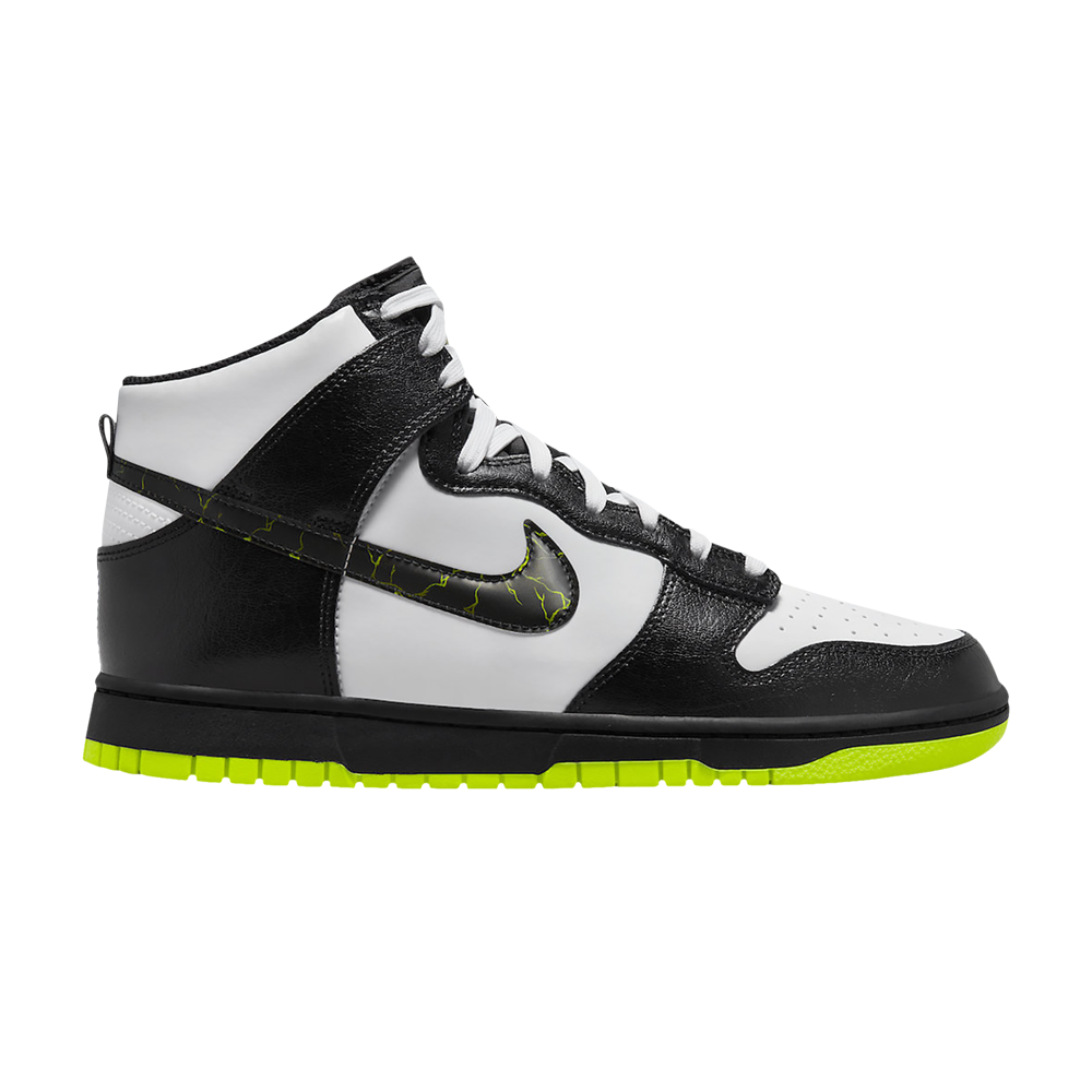 Pre-owned Nike Dunk High 'electric' In Black
