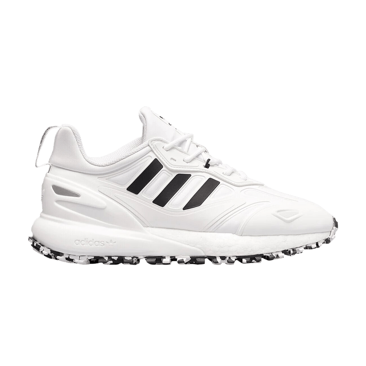 Size 10.5 - adidas ZX 2K Boost Black White for sale online