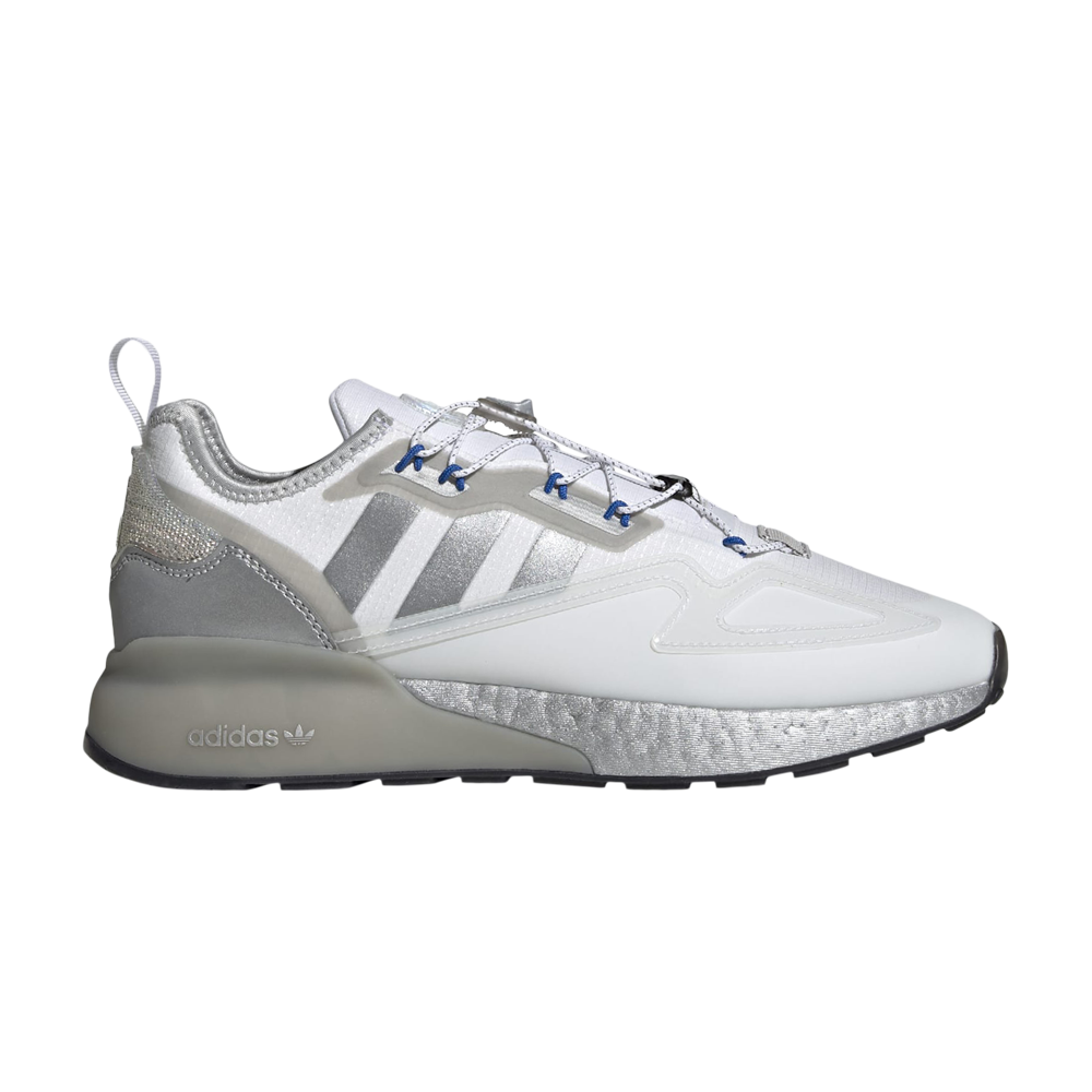 Pre-owned Adidas Originals Zx 2k Boost 'safety First' In White