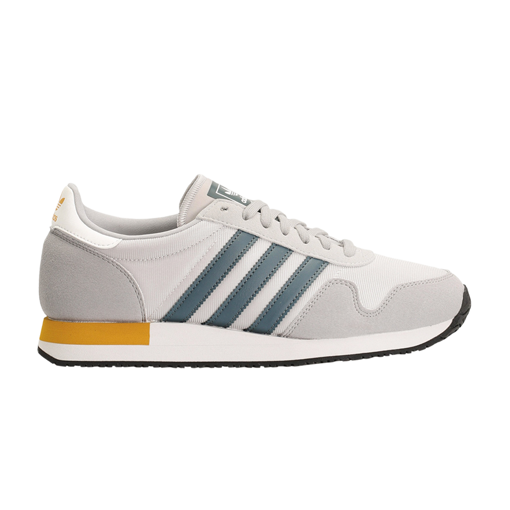 Pre-owned Adidas Originals Usa 84 'crystal White Mustard' In Grey
