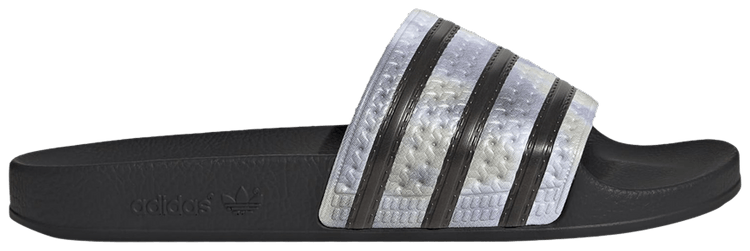 Adidas Adilette Slide Black Orbit Violet Tie Dye