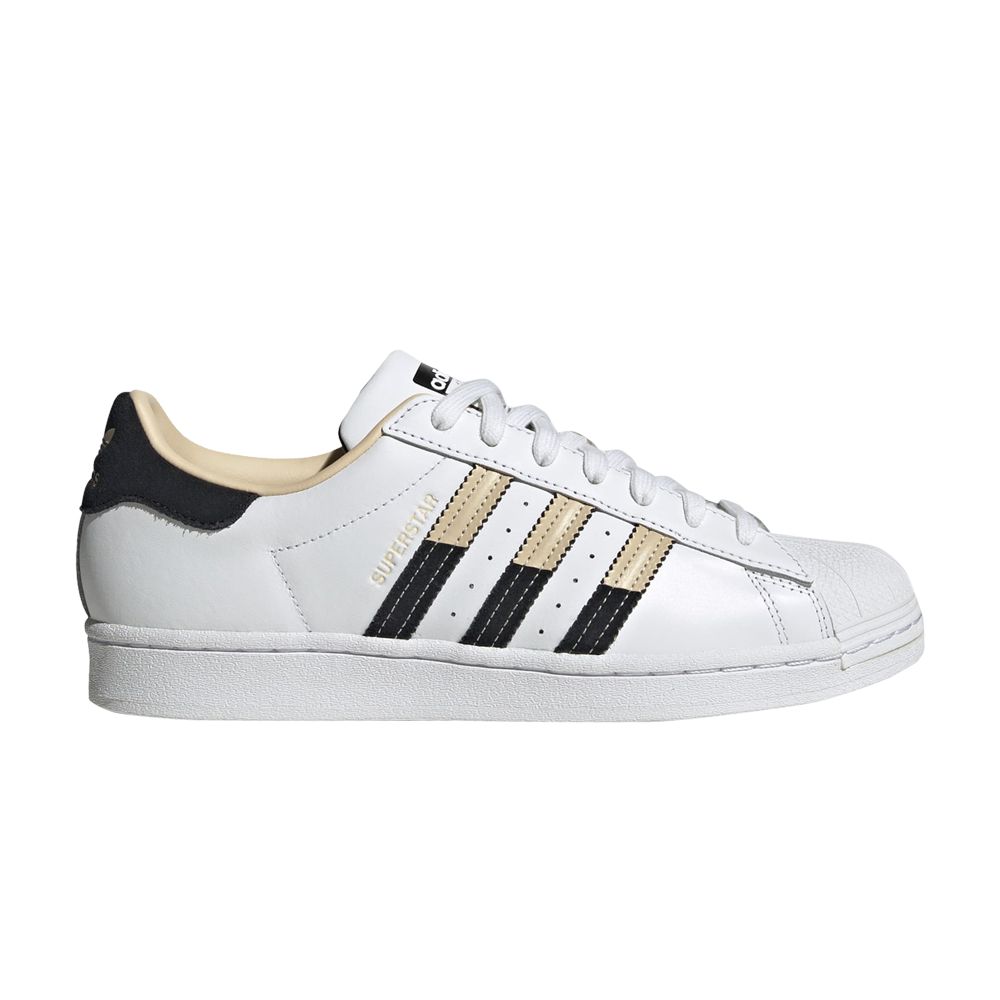 ADIDAS ORIGINALS SUPERSTAR 'WHITE SAND BLACK'