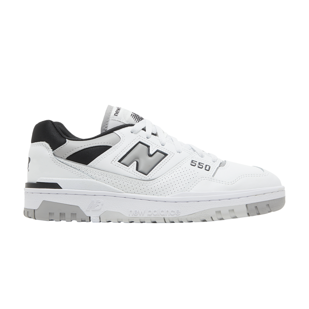 Pre-owned New Balance 550 'concrete Black' In White