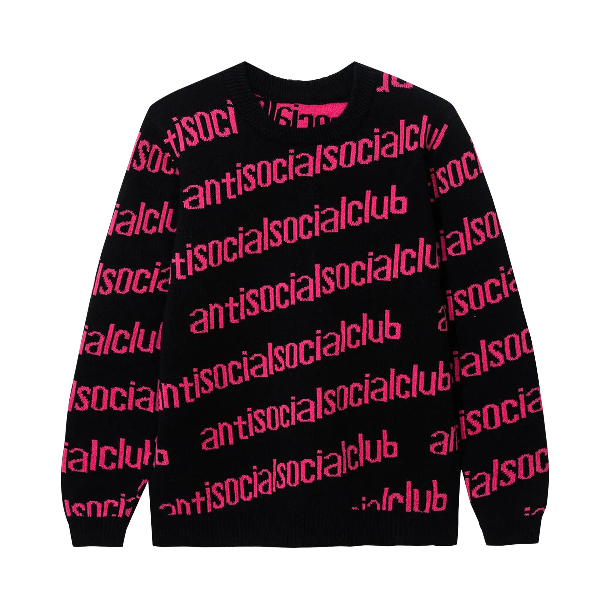 ANTI SOCIAL SOCIAL CLUB ANTI SOCIAL SOCIAL CLUB IN THE LOOP KNIT CREWNECK 'BLACK'