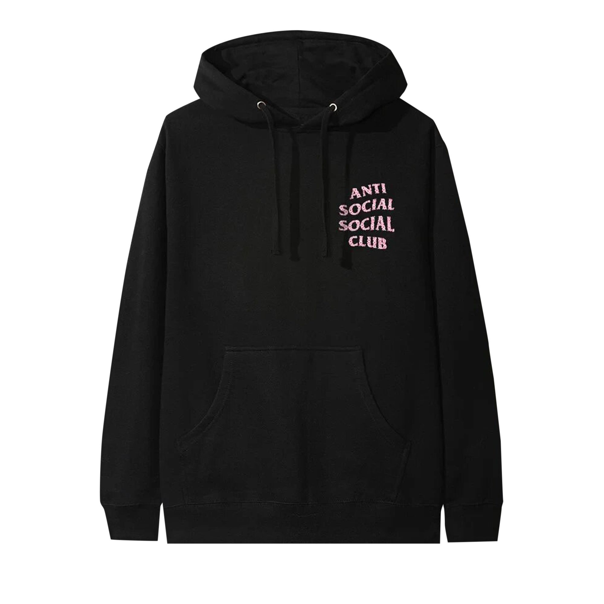 Pre-owned Anti Social Social Club Super Kawaii Hoodie 'black' | Men's Size Xl