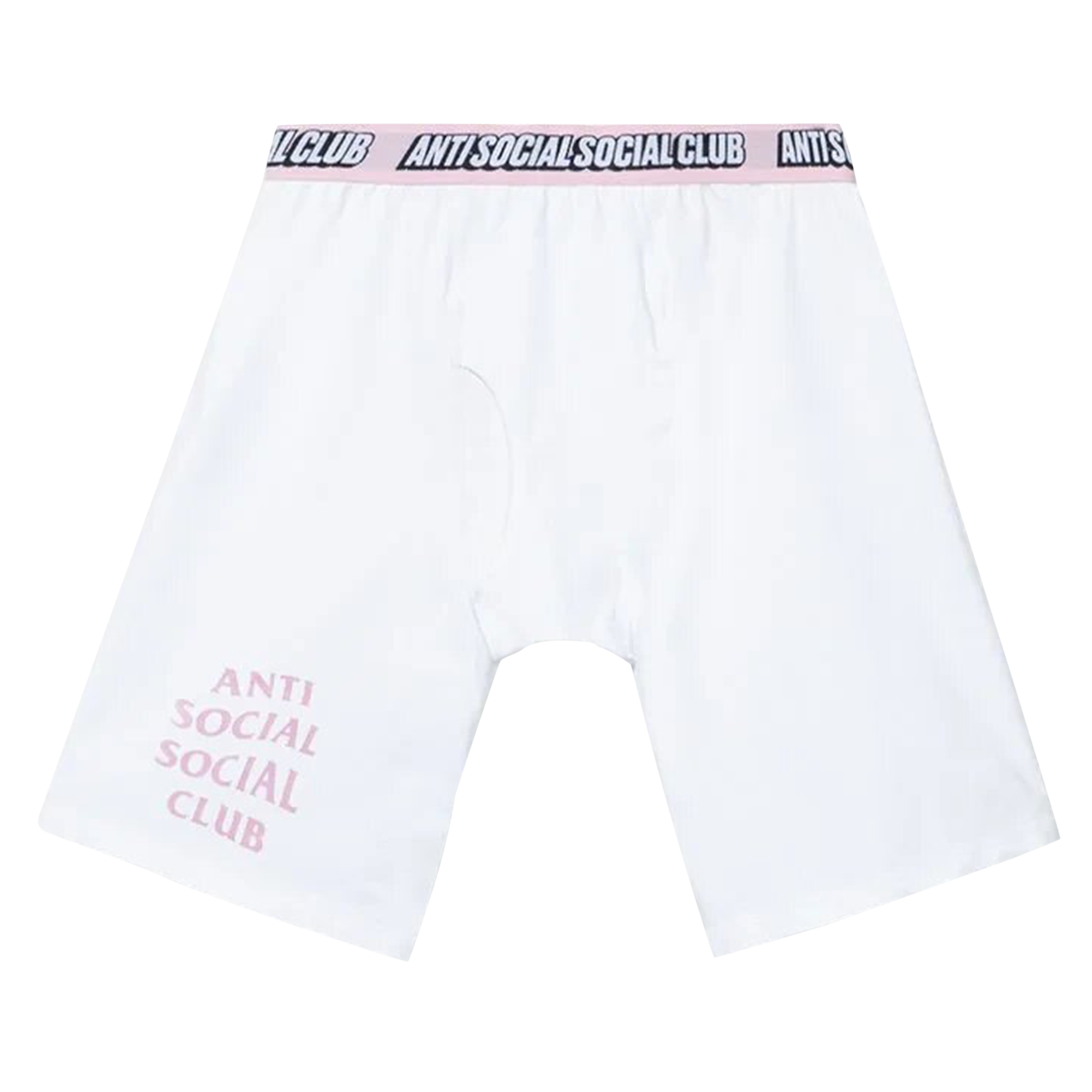 Pre-owned Anti Social Social Club Layers Of You Boxer 'white'