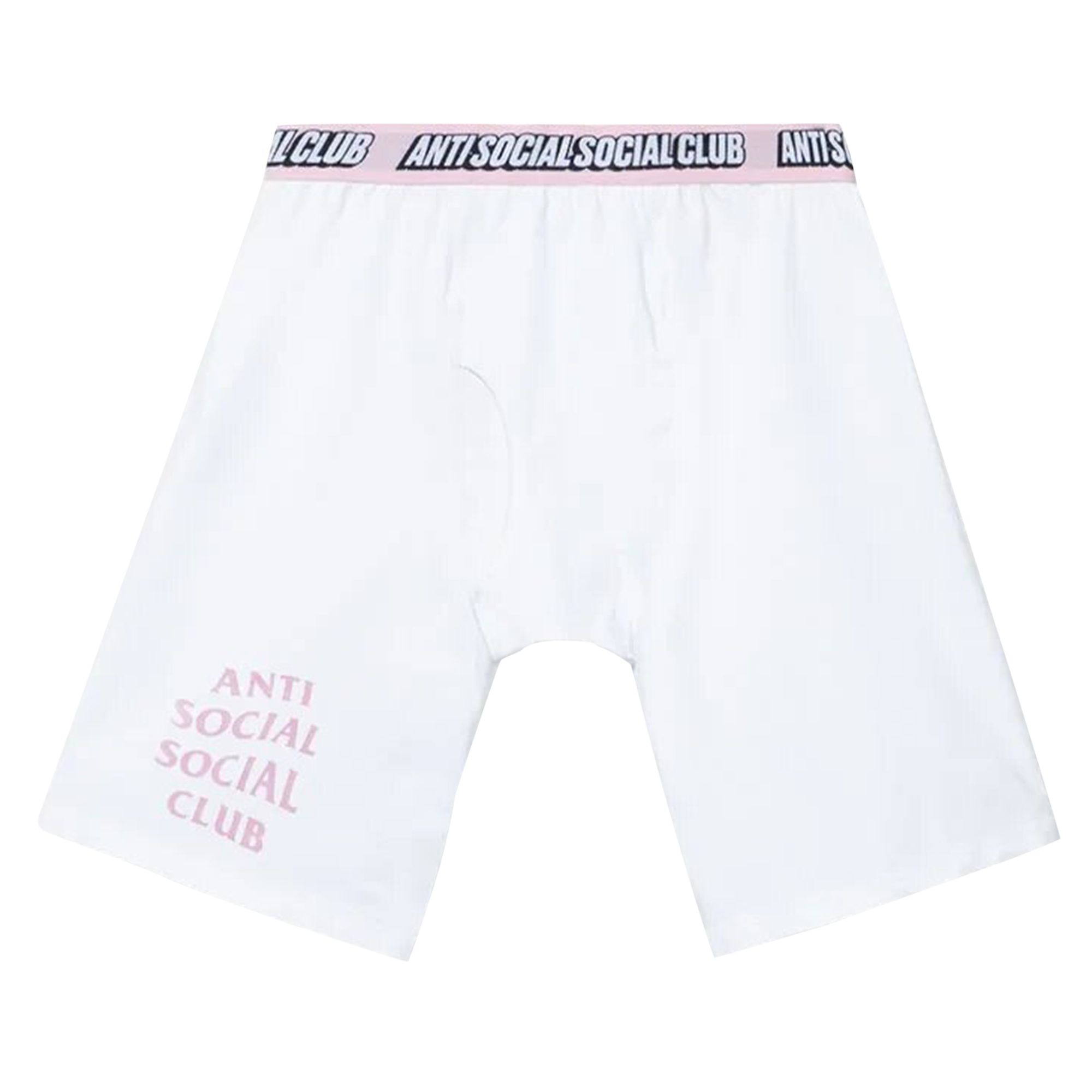 Pre-owned Anti Social Social Club Layers Of You Boxer 'white'