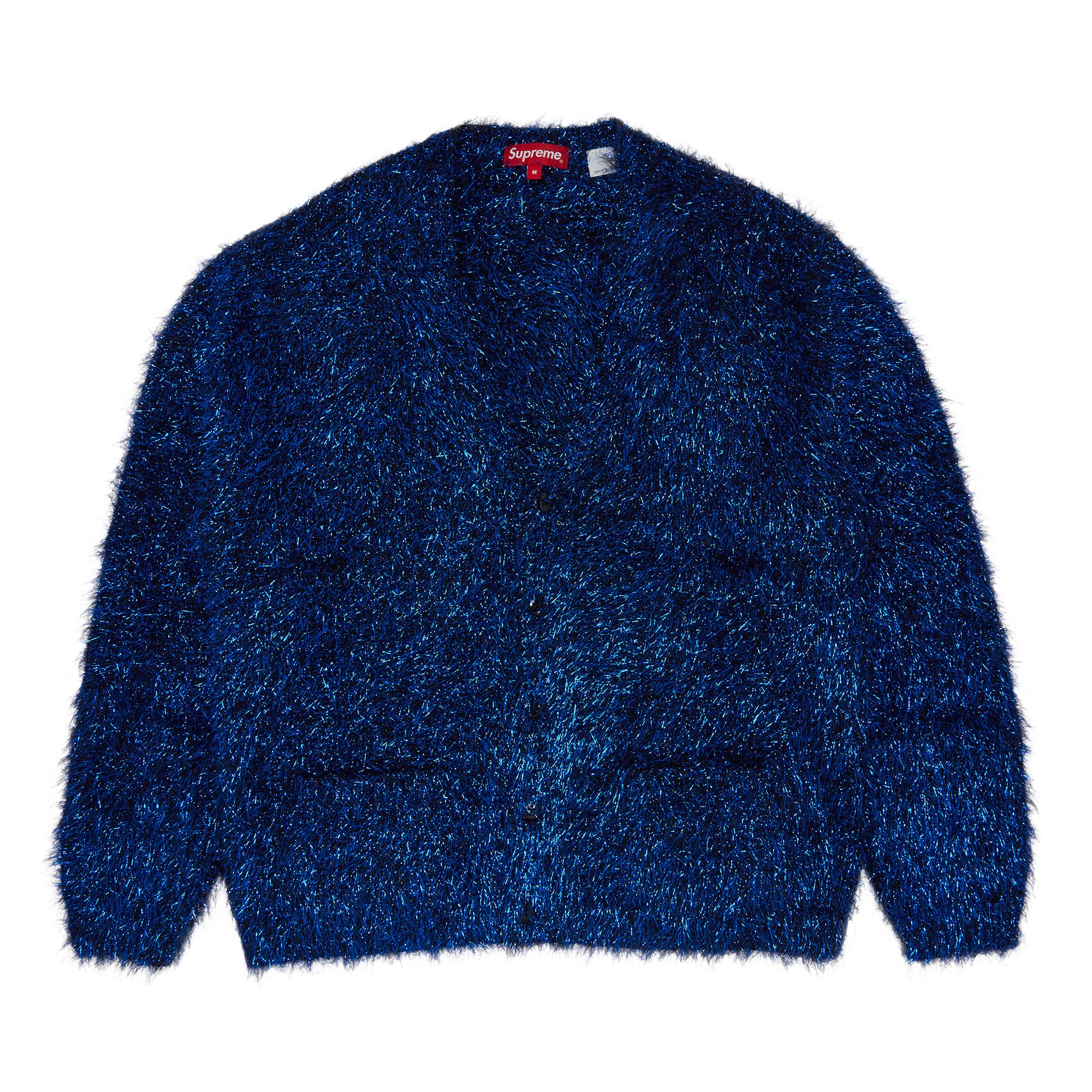 Pre-owned Supreme Sparkle Cardigan 'blue' | Men's Size L