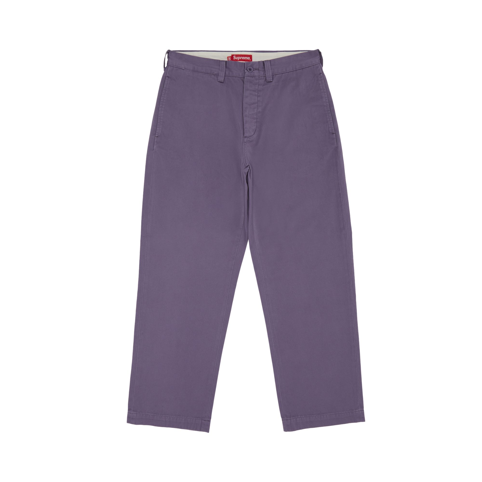 Pre-owned Supreme Chino Pant 'dusty Purple' | Men's Size 30