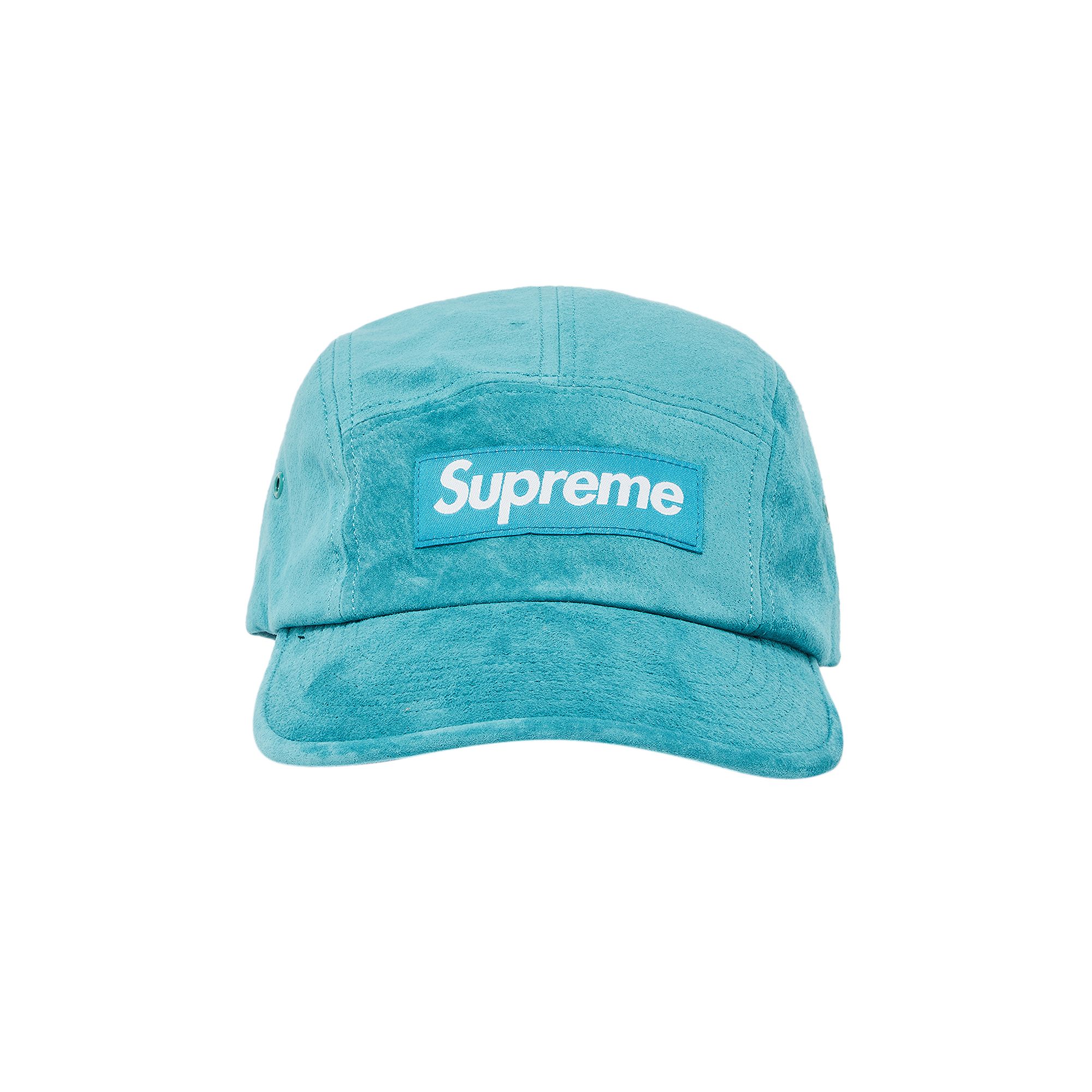 Pre-owned Supreme Suede Camp Cap 'teal'