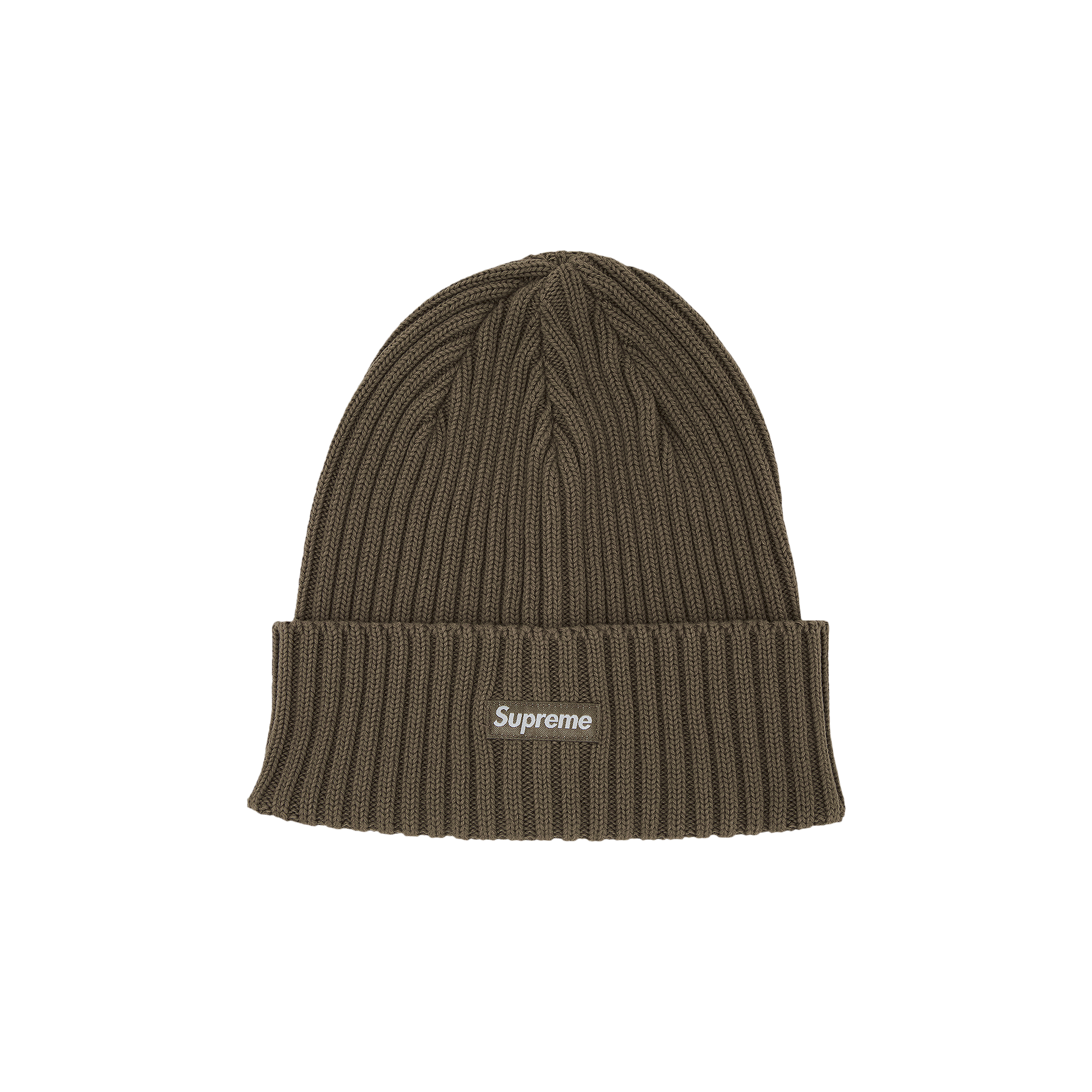 Pre-owned Supreme Overdyed Beanie 'taupe' In Tan