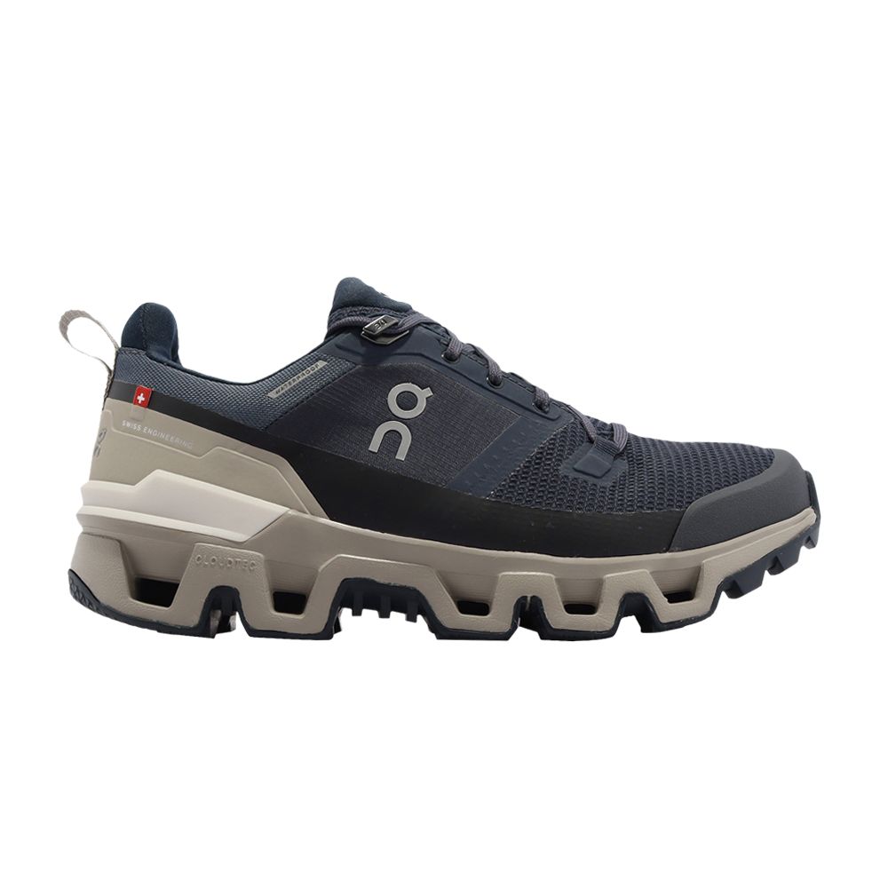 ON Wmns Cloudwander Waterproof 'Navy Desert' | Blue | Women's Size 5.5