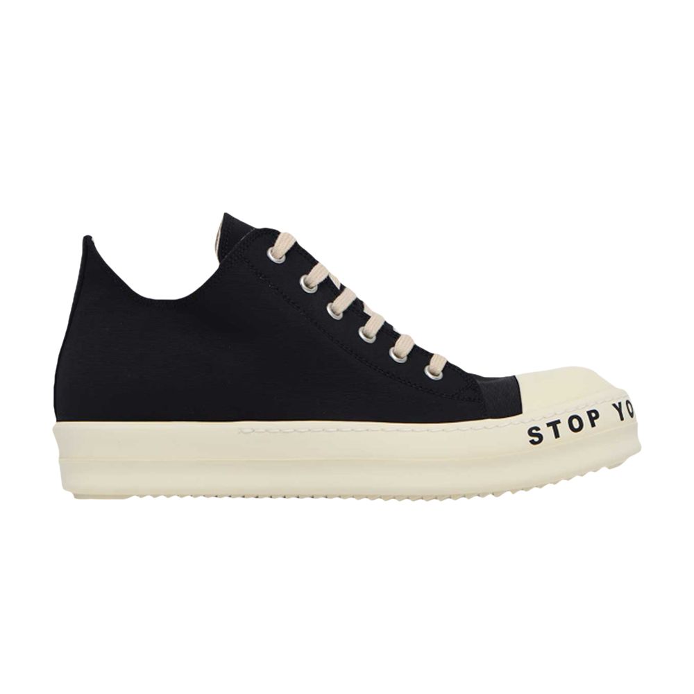 Pre-owned Rick Owens Wmns Edfu Drkshdw Low 'stop Your Breath' | Black | Women's Size 37