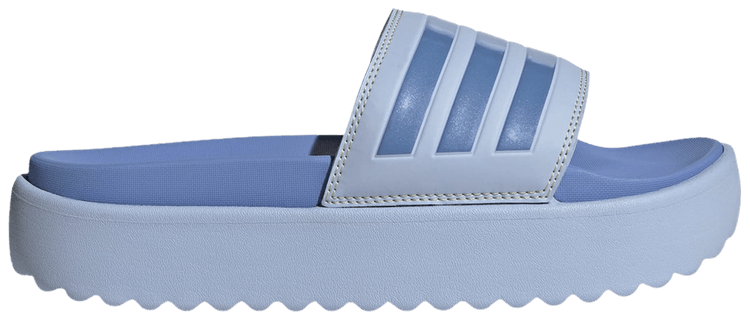 Adidas Wmns Adilette Platform Slide Blue Dawn