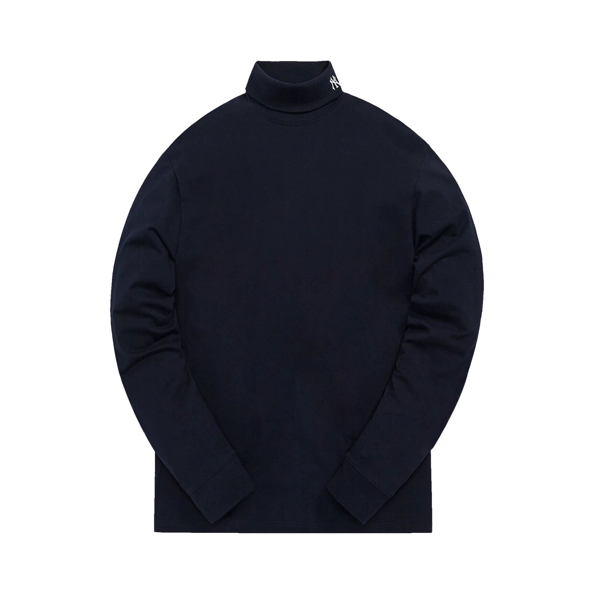 Pre-owned Kith For New York Yankees Cortlandt Turtleneck 'nocturnal' | Blue | Men's Size Xs