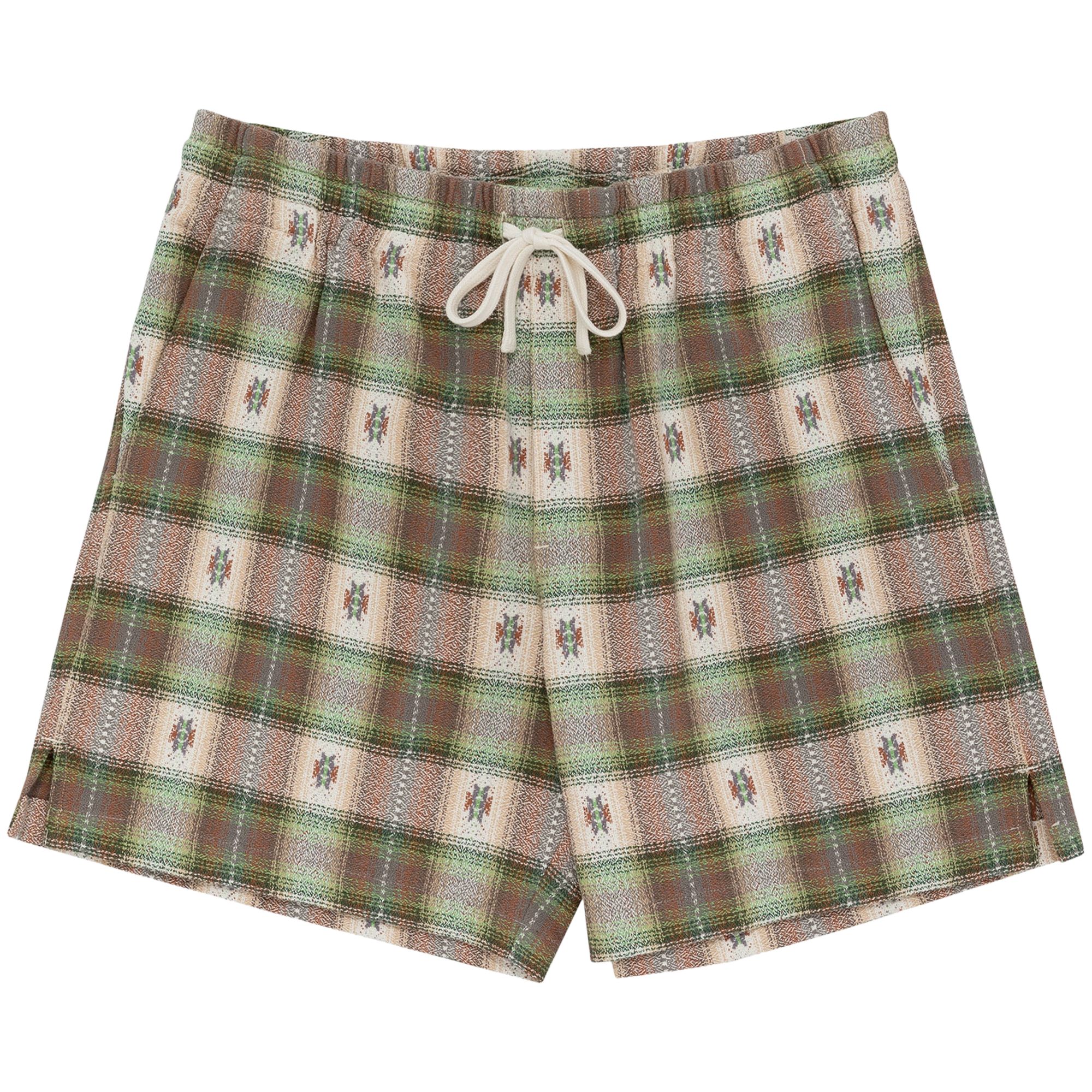 Pre-owned Aimé Leon Dore Patterned Leisure Short 'ikat Plaid' | Multi-color | Men's Size L