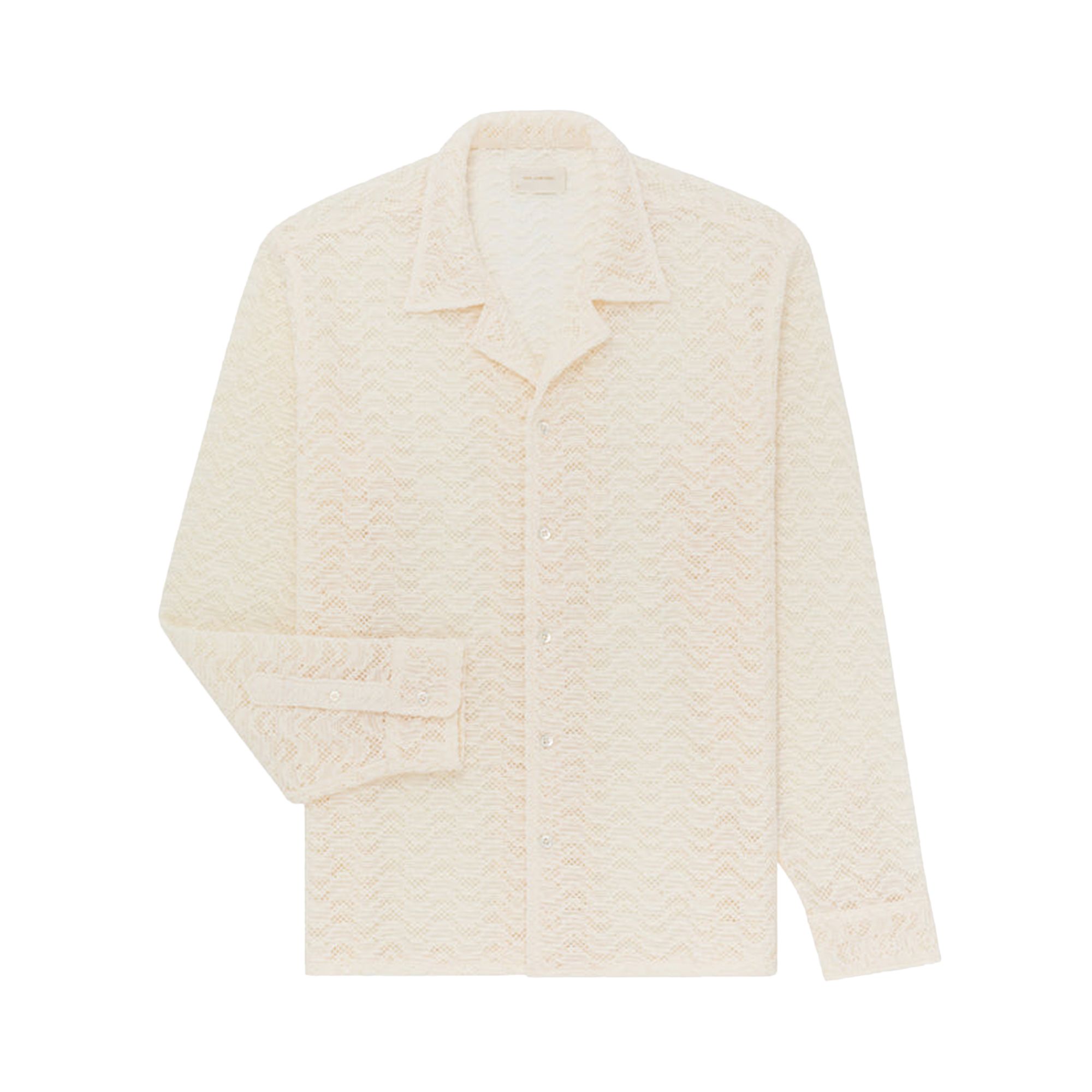 Pre-owned Aimé Leon Dore Long-sleeve Rico Shirt 'pristine' In Cream