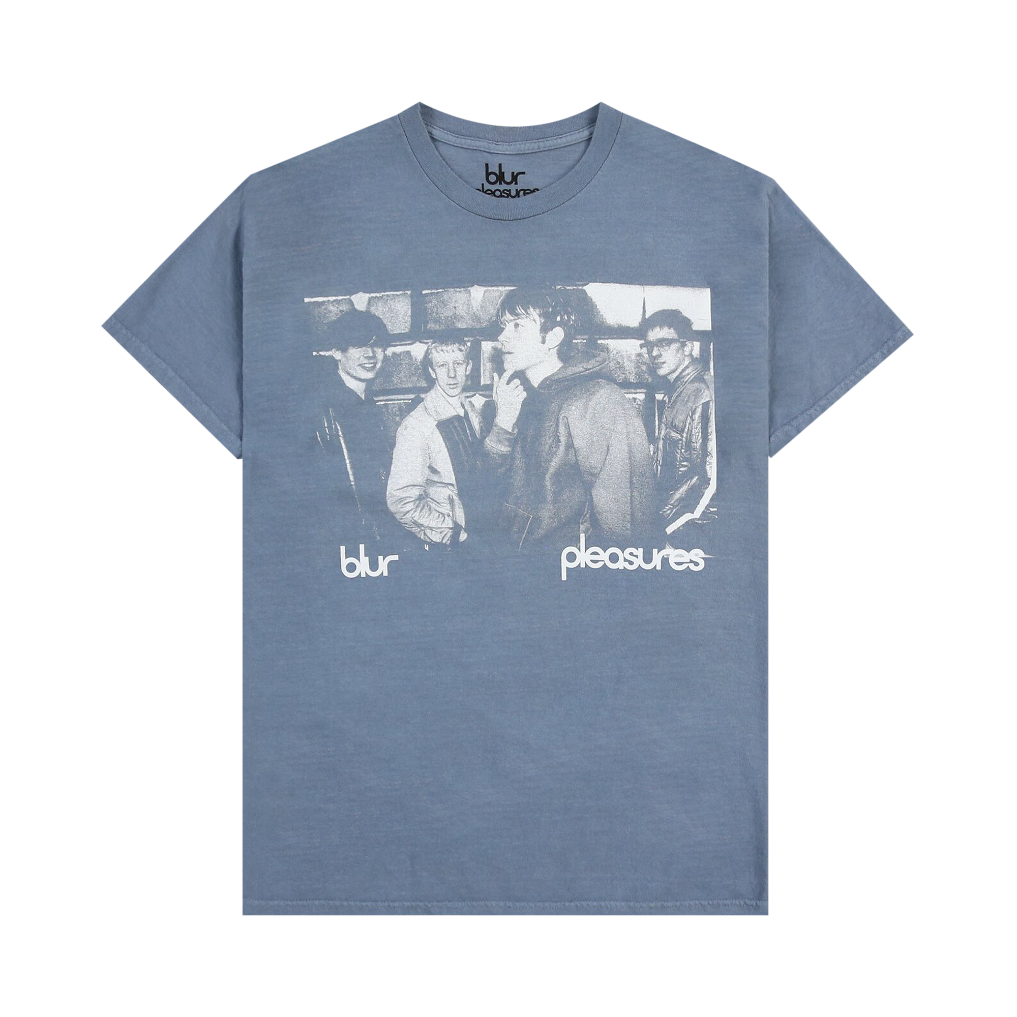 Pre-owned Pleasures Movin' On T-shirt 'slate' In Grey