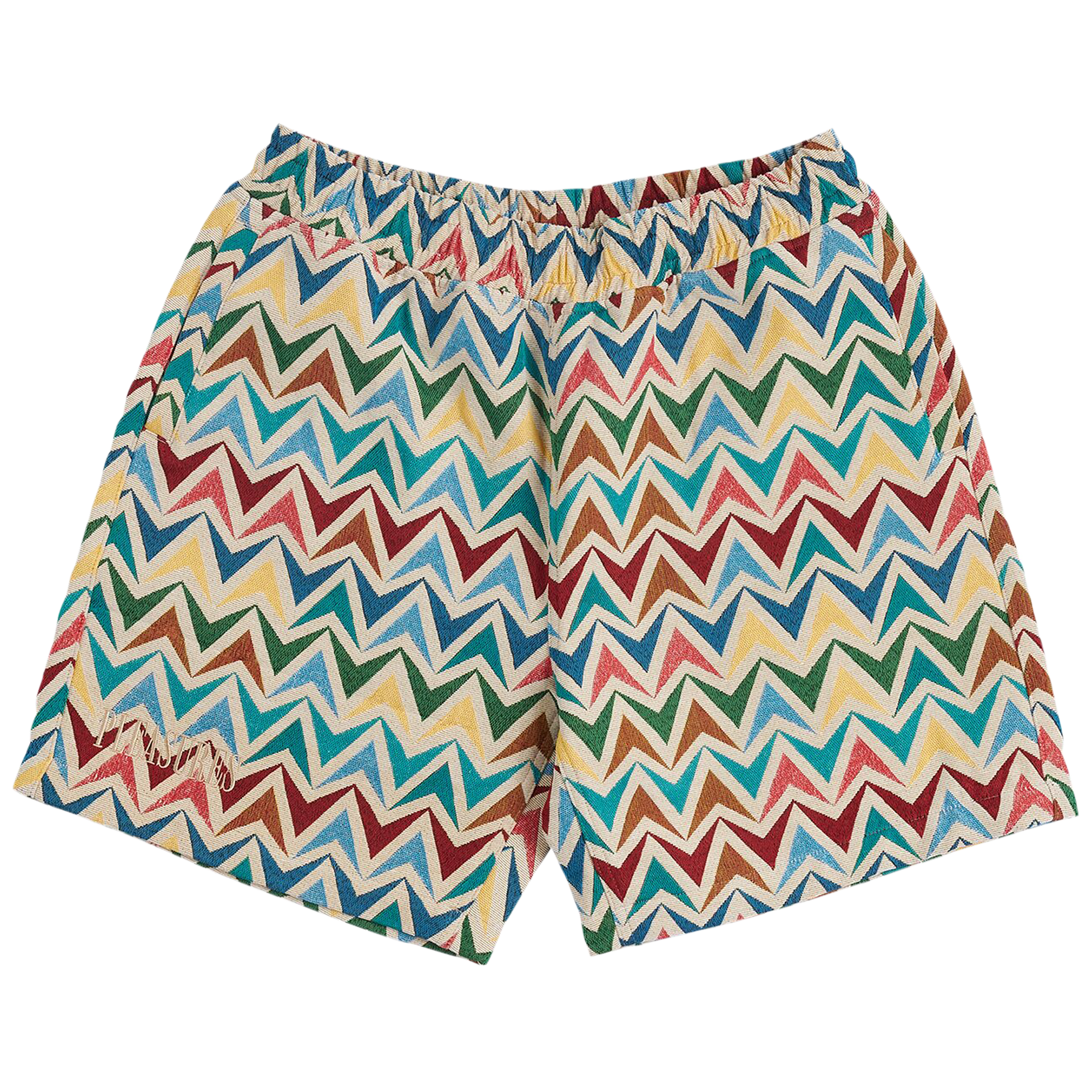 Pre-owned Pleasures Basket Woven Shorts 'multicolor/khaki' In Multi-color